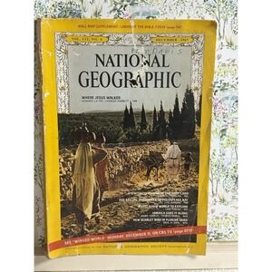 Vintage National Geographic Magazine – December 1967 "Where Jesus Walked"